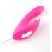 Leah USB Rechargeable Silicone 10-Function Rabbit Vibrator - Pink