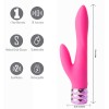 Victoria Crystal Gem Dual Vibrator - Pink