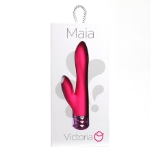 Victoria Crystal Gem Dual Vibrator - Pink Victoria Crystal Gem Dual Vibrator - Pink