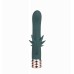 Kusha 420 Series Crystal Gems G-Spot Vibrator - Green