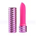 Roxie Crystal Gem Lipstick Bullet Vibrator - Pink