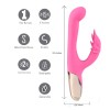 Maui 420 Series - Dual Motor G-Spot Pot Leaf - Rechargeable Vibrator - Pink