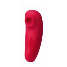 Remi 15-Function Rechargeable Remote Control Suction Panty Vibe - Red Remi 15-Function Rechargeable Remote Control Suction Panty Vibe - Red