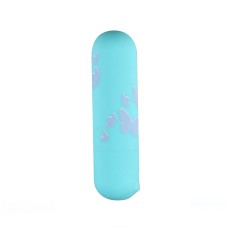 Julia Butterfly Print Mini Bullet - Teal Blue