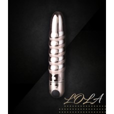 Lola 10 Function Vibrating Twisty Bullet - Rose Gold Lola 10 Function Vibrating Twisty Bullet - Rose Gold