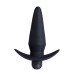 Cody Silicone Vibrating Anal Plug - Black