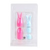 Quinn 5 Piece Silicone Attachments - Pink/blue