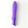 Margo Silicone Textured Bullet Vibrator - Neon Purple