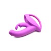 10x Come Hither Rocket Silicone Vibrator - Purple