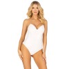 Vinyl Bodysuit - Large - White