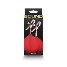 Bound - Nipple Clamps - F1 - Red Bound - Nipple Clamps - F1 - Red