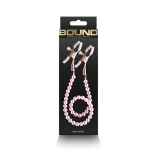 Bound - Nipple Clamps - Dc1 - Pink Bound - Nipple Clamps - Dc1 - Pink