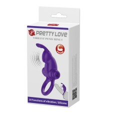 Pretty Love Vibrant Penis Ring I - Purple Pretty Love Vibrant Penis Ring I - Purple