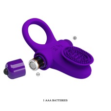 Pretty Love Vibrating Cock Ring II - Purple Pretty Love Vibrating Cock Ring II - Purple