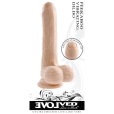 Peek a Boo Vibrating Dildo - Light