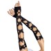 Butterfly Cut Out Arm Warmers - One Size - Black Butterfly Cut Out Arm Warmers - One Size - Black