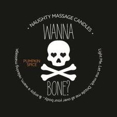 Naughty Massage Candle - Wanna Bone - Pumpkin Spice