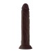 Shaft - Model J 9.5 Inch Liquid Silicone Dong -  Mahogany