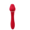 Wild Rose Suction Vibrator - Red