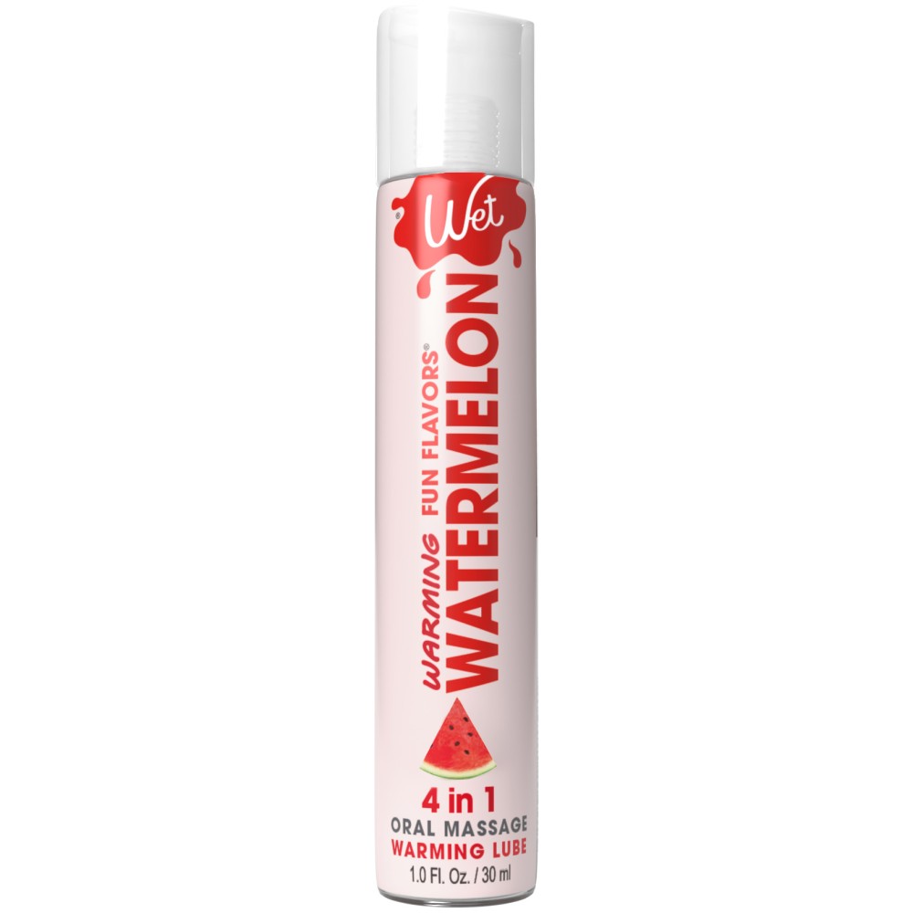 Wet Warming Fun Flavors - Watermelon - 4 in 1 Lubricant 1 Oz