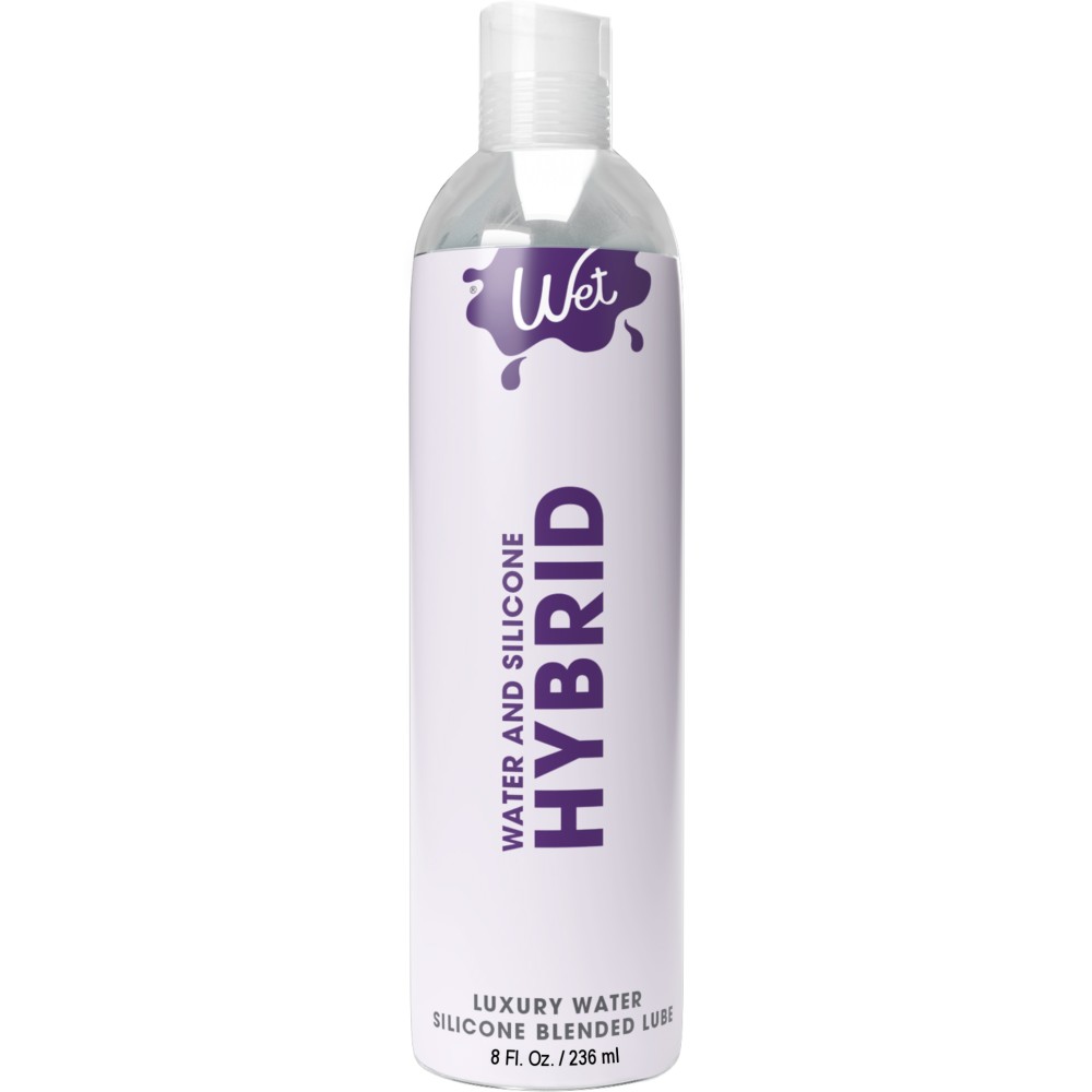 Wet Hybrid Luxury Water/silicone Blend Based Lubricant 8 Oz