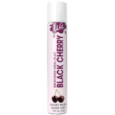 Wet Delicious Oral Play - Black Cherry - Waterbase Flavored Lubricant 1 Oz Wet Delicious Oral Play - Black Cherry - Waterbase Flavored Lubricant 1 Oz