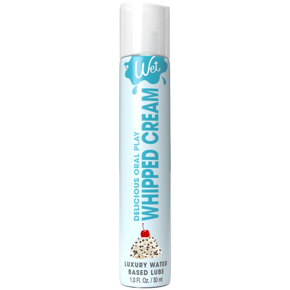 Wet Delicious Oral Play - Whipped Cream - Waterbased Flavored Lubricant 1 Oz