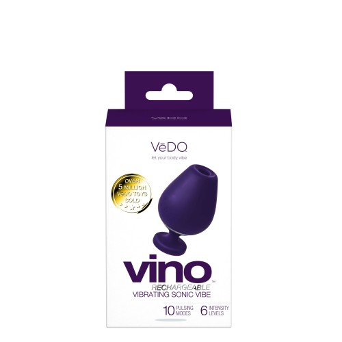 Vino Rechargeable Vibrating Sonic Vibe - Purple Vino Rechargeable Vibrating Sonic Vibe - Purple