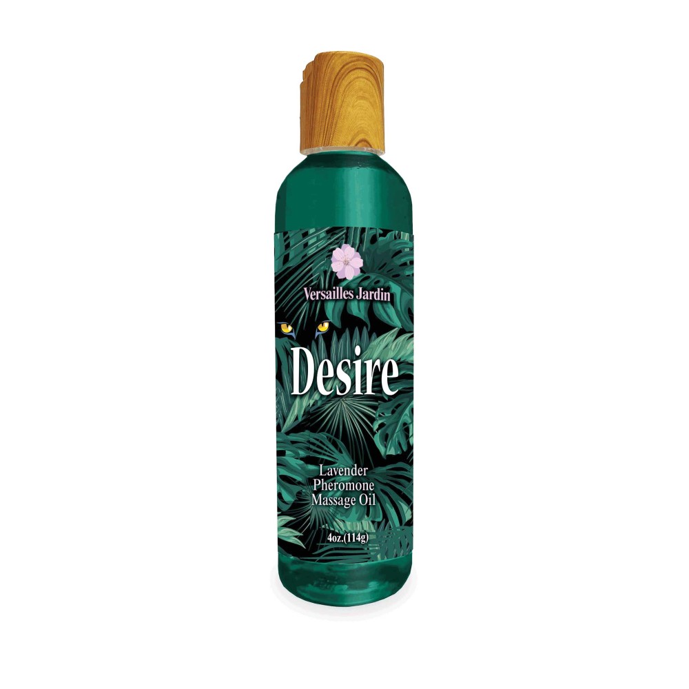 Desire Pheromone Massage Oil 4 Oz - Lavender