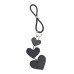 Heart Nipple Ties - Black