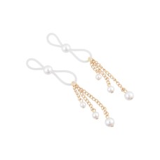 Pearl Nipple Ties - Gold/white Pearl Nipple Ties - Gold/white