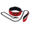 Amor Collar and Leash - Red