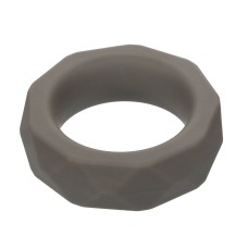 Alpha Liquid Silicone Prolong Prismatic Ring - Gray Alpha Liquid Silicone Prolong Prismatic Ring - Gray