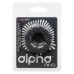 Alpha Liquid Silicone Prolong Tread Ring - Black Alpha Liquid Silicone Prolong Tread Ring - Black