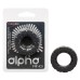 Alpha Liquid Silicone Prolong Tread Ring - Black Alpha Liquid Silicone Prolong Tread Ring - Black