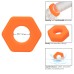 Alpha Liquid Silicone Prolong Sexagon Ring - Orange Alpha Liquid Silicone Prolong Sexagon Ring - Orange