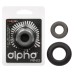 Alpha Liquid Silicone Prolong Set of 2 - Black/gray Alpha Liquid Silicone Prolong Set of 2 - Black/gray