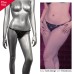 Radiance Plus Size Crotchless Thong - Black Radiance Plus Size Crotchless Thong - Black