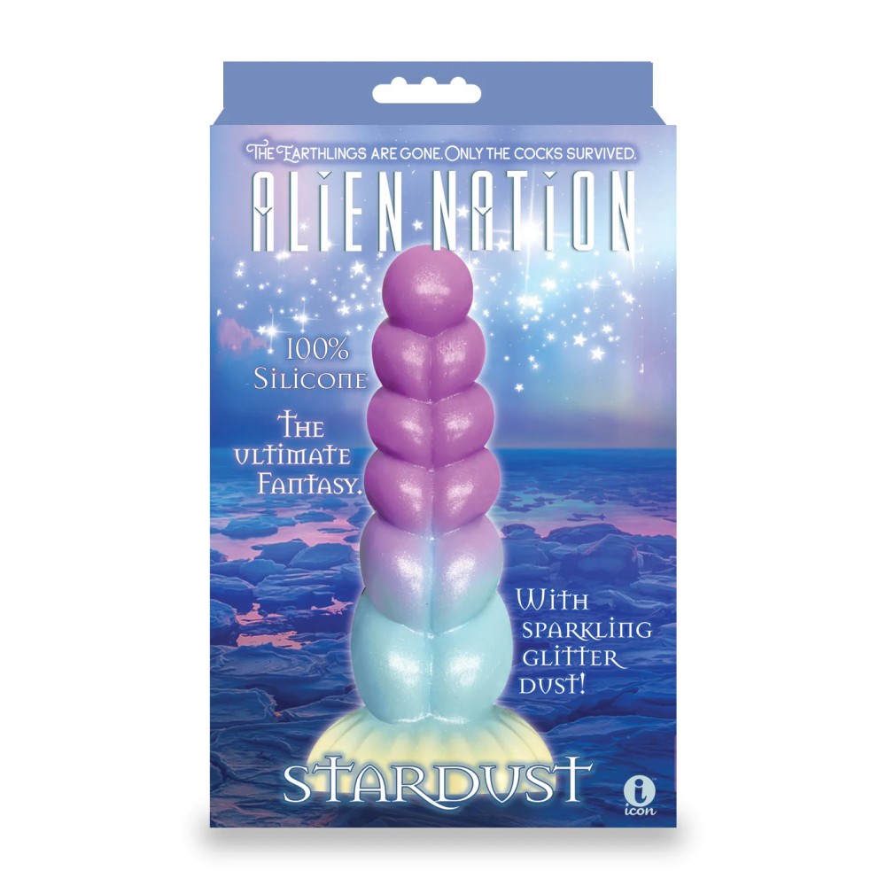 Alien Nation Stardust Silicone Creature Dildo - Multicolor
