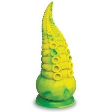 Alien Nation Octopod Silicone Rechargeable Vibrating Creature Dildo - Yellow and Green Alien Nation Octopod Silicone Rechargeable Vibrating Creature Dildo - Yellow and Green