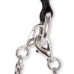 12 Pc Interchangeable Collar and Nipple Clips Set - Black