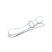 9 Inch Classic Curved Dual-Ended Dildo - Clear