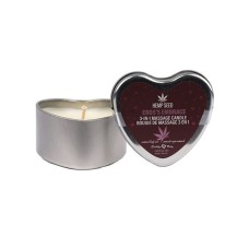 Hemp Seed 3-in-1 Valentines Day Candle - Ero's Embrace 4 Oz Hemp Seed 3-in-1 Valentines Day Candle - Ero's Embrace 4 Oz