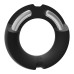 Merci - the Paradox - Silicone Covered Metal Cock Ring - 50mm - Black Merci - the Paradox - Silicone Covered Metal Cock Ring - 50mm - Black