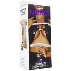 Merci - Bind and Tie - 6mm Hemp Bondage Rope - 30 Feet - Natural Merci - Bind and Tie - 6mm Hemp Bondage Rope - 30 Feet - Natural