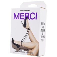 Merci - Restrain - 6mm Hemp Wrist or Ankle Cuffs - Black Merci - Restrain - 6mm Hemp Wrist or Ankle Cuffs - Black