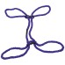 Merci - Restrain - 6mm Hemp Wrist or Ankle Cuffs - Violet
