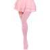 Opaque Nylon Thigh Highs - One Size - Pink Opaque Nylon Thigh Highs - One Size - Pink
