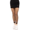 Industrial Net Footless Tights - One Size - Black