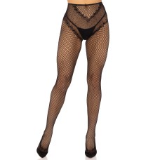 French Cut Crotchless Fishnet - One Size - Black French Cut Crotchless Fishnet - One Size - Black